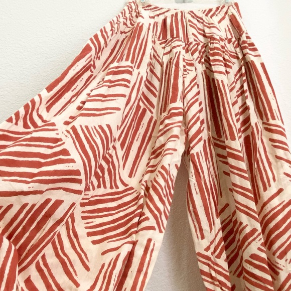 FREE PEOPLE OB969834 Printed Matchmaker Balloon Pants Size S - Picture 8 of 16